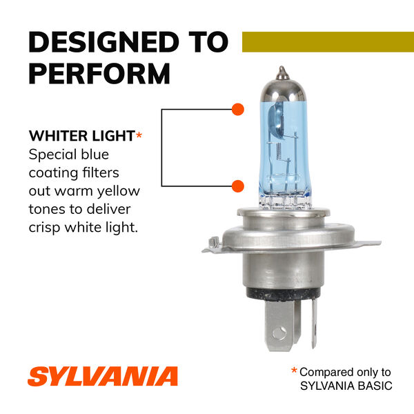 SYLVANIA 9003 SilverStar zXe Gold Halogen Headlight Bulb, 2 Pack, , hi-res