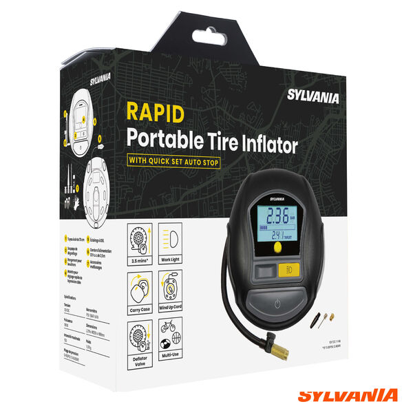 SYLVANIA RAPID Portable Tire Inflator, , hi-res