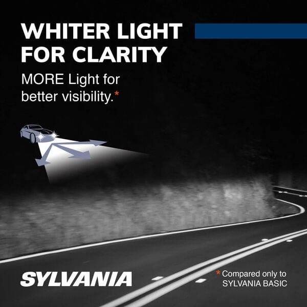 SYLVANIA H11 SilverStar Halogen Headlight Bulb, 2 Pack, , hi-res