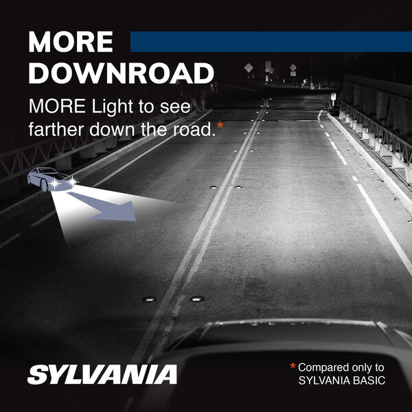SYLVANIA H11 SilverStar Halogen Headlight Bulb, 2 Pack, , hi-res