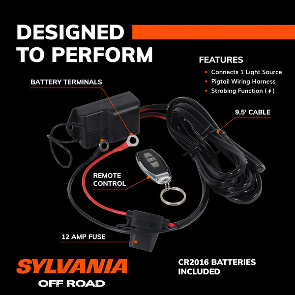SYLVANIA Universal Remote 1 Output LED Wiring Harness, , hi-res