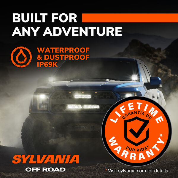 SYLVANIA Rugged 10 Inch LED Light Bar - Flood, , hi-res