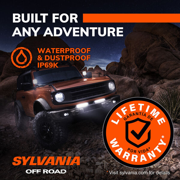 SYLVANIA Rugged 4 Inch LED Pod Cube - Flood, , hi-res