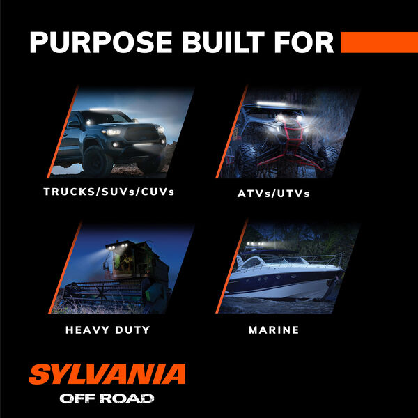 SYLVANIA Rugged 4 Inch LED Pod Cube - Flood, , hi-res