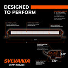 SYLVANIA Slim 10 Inch LED Light Bar - Spot, , hi-res