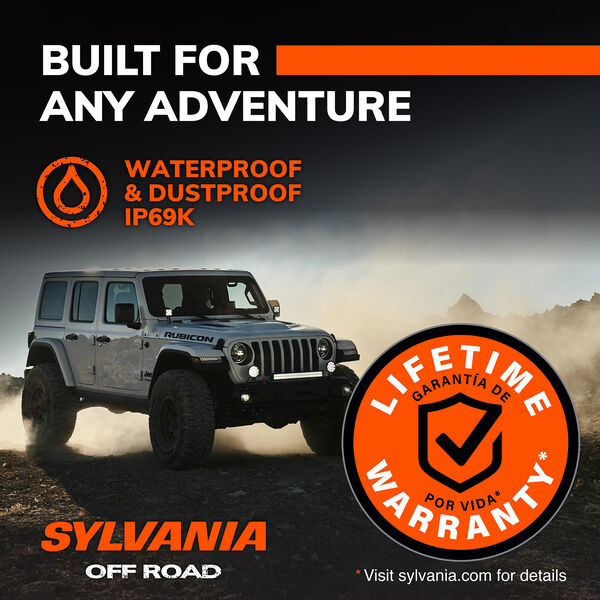 SYLVANIA Rugged 4 Inch LED Pod Round - Flood, , hi-res